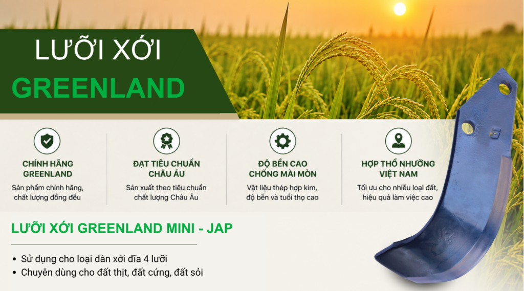 LƯỠI XỚI GREENLAND CHỮ L