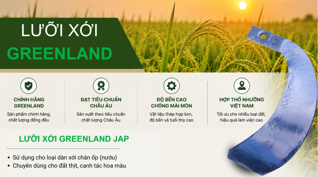 LƯỠI XỚI GREENLAND JAP